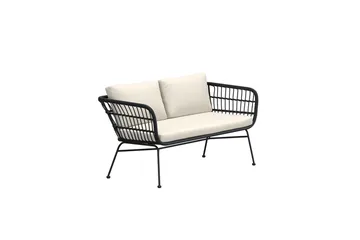 Isola 3-personers sofa udendørs - Sort - Havemøbler - Loungemøbler - Loungesofaer