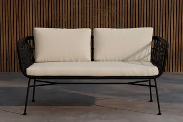 Isola 3-personers sofa udendørs - Sort - Havemøbler - Loungemøbler - Loungesofaer
