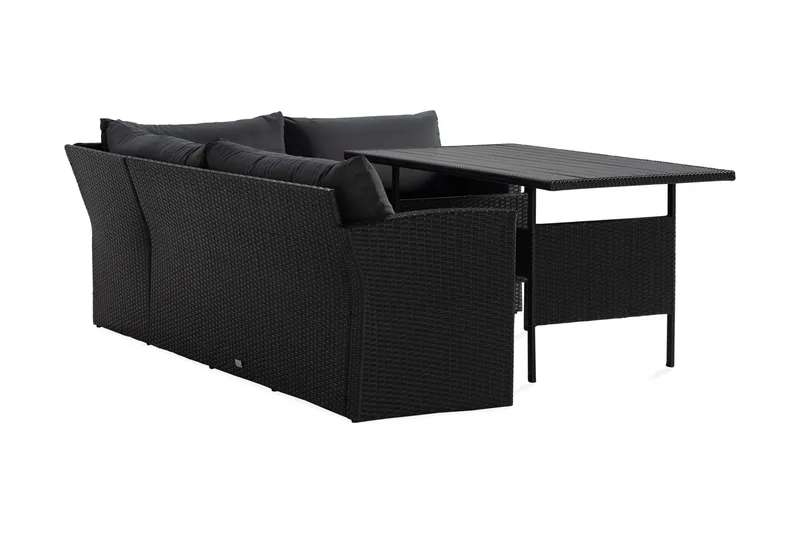 James Light Sofagruppe 5-personers - Sort - Havemøbler - Loungemøbler - Sofagrupper udendørs