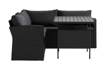 James Light Sofagruppe 5-personers - Sort - Havemøbler - Loungemøbler - Sofagrupper udendørs