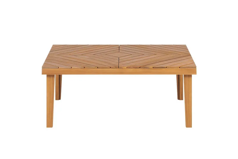 Loungegrupp Beliani Baratti 4-Sits Light wood||Beige - Havemøbler - Loungemøbler - Sofagrupper udendørs