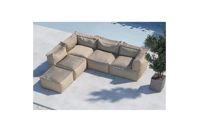 Loungegruppe Rambo 2+2+1 - Havemøbler - Loungemøbler - Loungesofaer