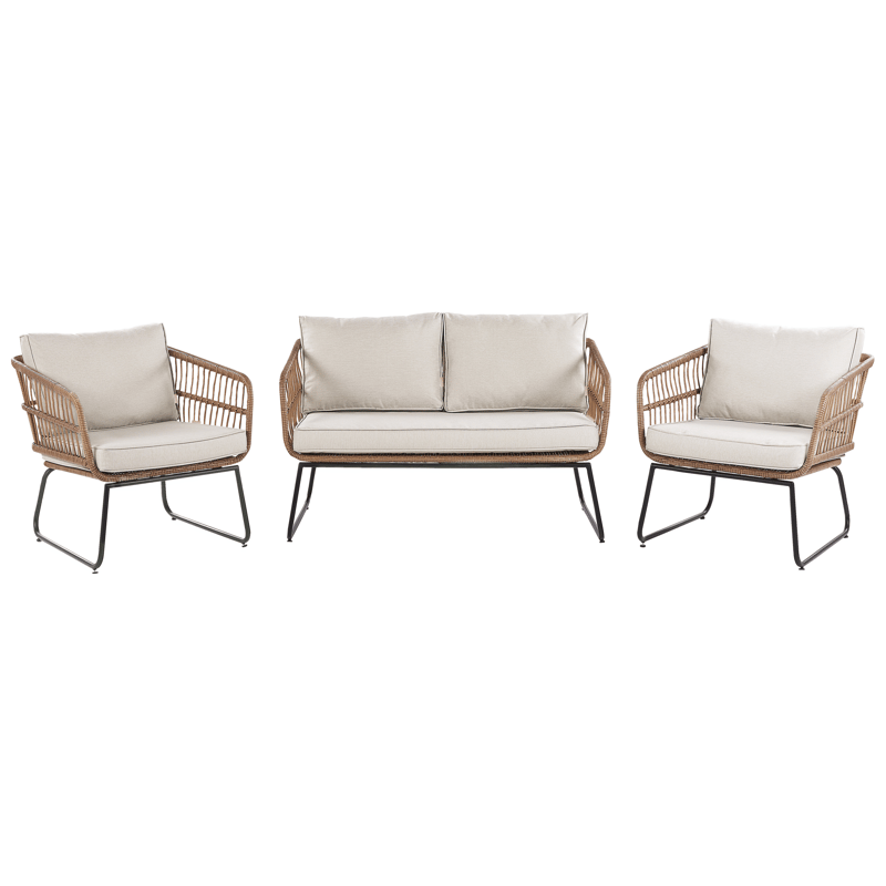 Loungegruppe Ravello - beige - Havemøbler - Loungemøbler - Sofagrupper udendørs