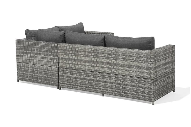 Avola Loungegruppe 212 cm - Grå - Havemøbler - Loungemøbler - Loungesæt