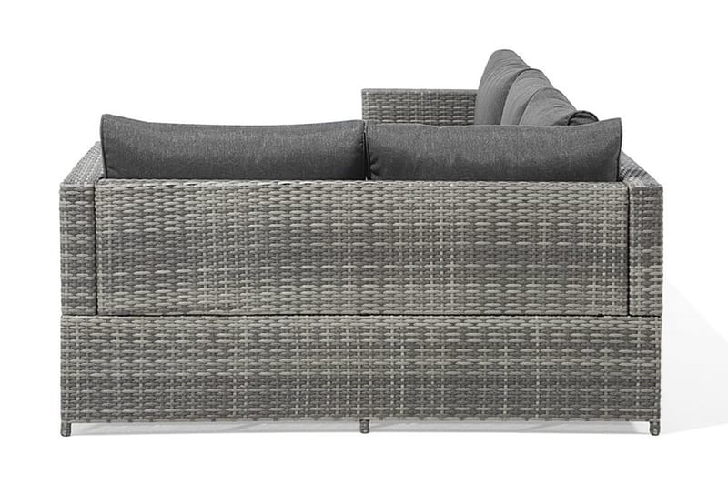 Avola Loungegruppe 212 cm - Grå - Havemøbler - Loungemøbler - Loungesæt