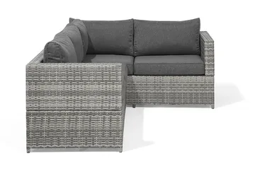 Avola Loungegruppe 212 cm - Grå - Havemøbler - Loungemøbler - Loungesæt