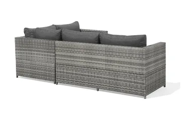 Avola Loungegruppe 212 cm - Grå - Havemøbler - Loungemøbler - Loungesæt