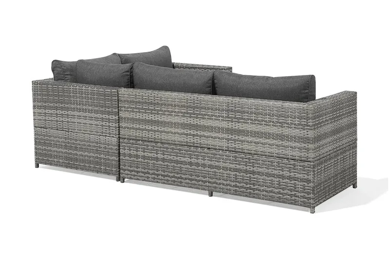 Avola Loungegruppe 212 cm - Grå - Havemøbler - Loungemøbler - Loungesæt