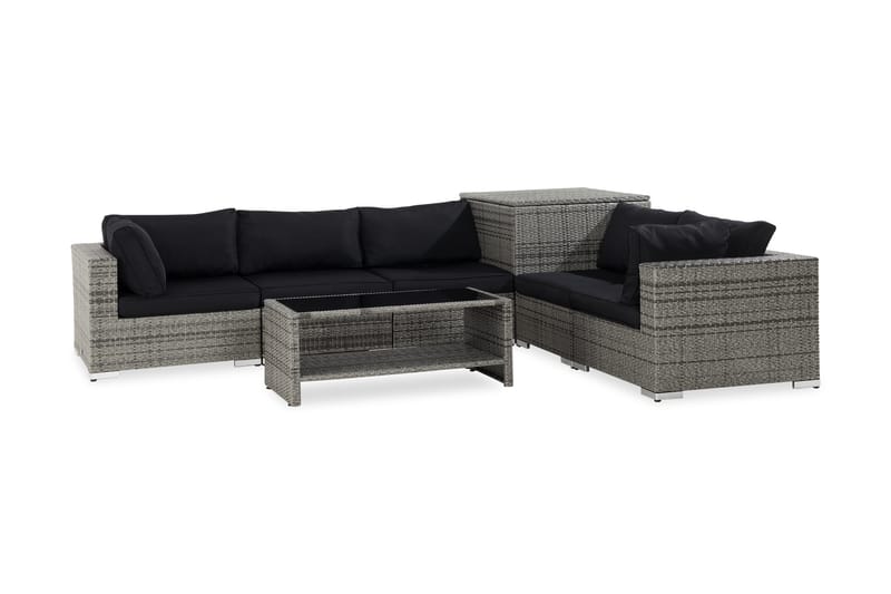 Bahamas gruppe grå - Altanmøbler - Sofagrupper udendørs - Loungesæt