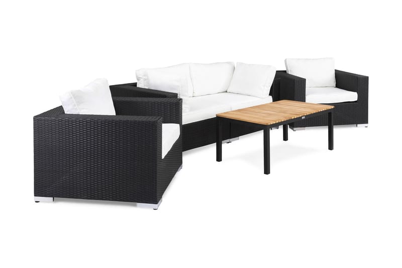 Bahamas Loungegrupp 4 - Polyrattan - Have - Udendørs miljø - Altan & terrasse - Altanmøbler