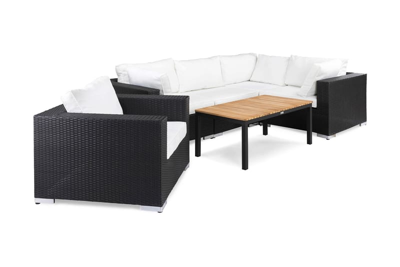 Bahamas Loungegrupp 4 - Polyrattan - Sofagrupper udendørs - Loungesæt - Altanmøbler
