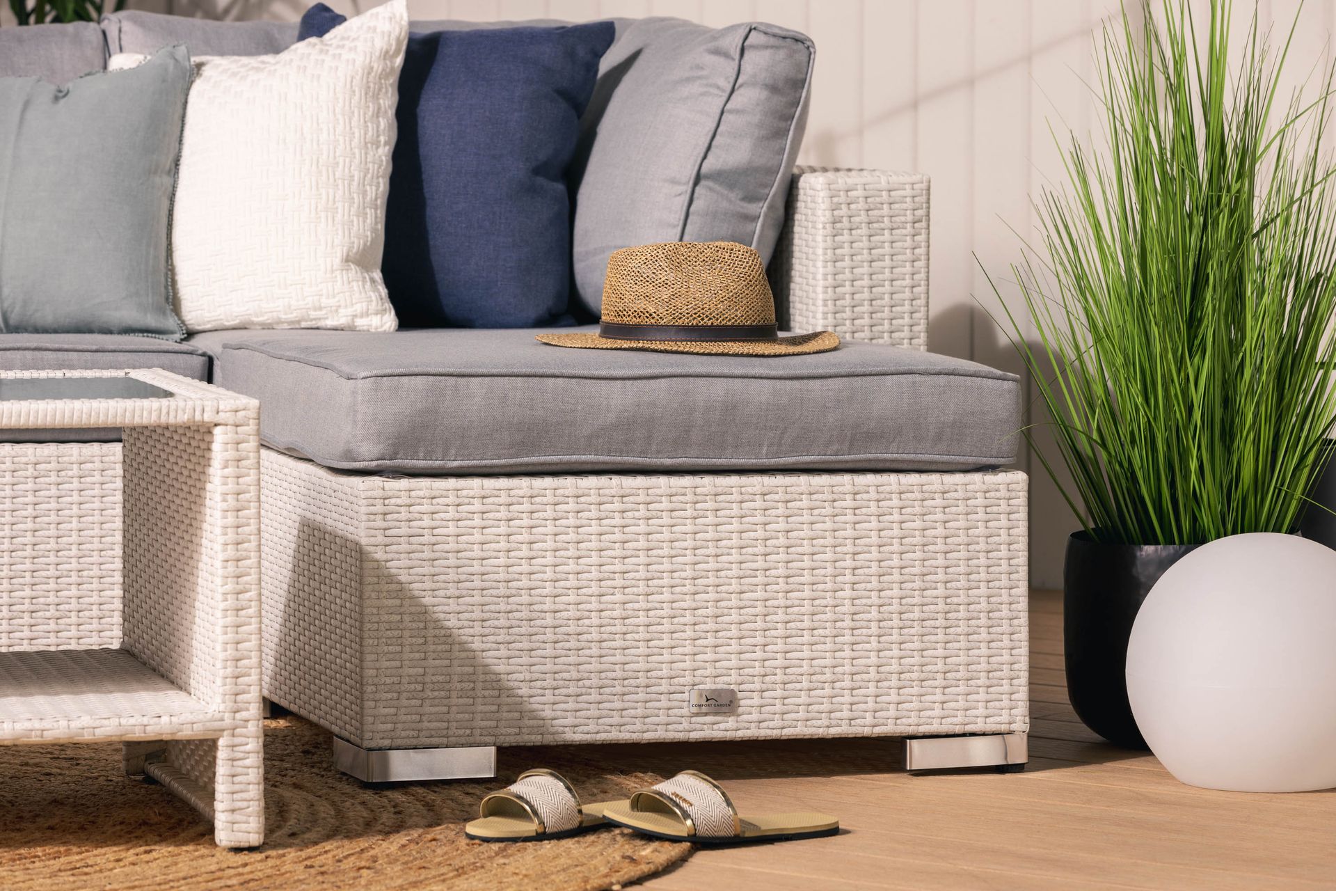 Bahamas Loungegrupp 4 - Polyrattan - Have - Udendørs miljø - Altan & terrasse - Altanmøbler