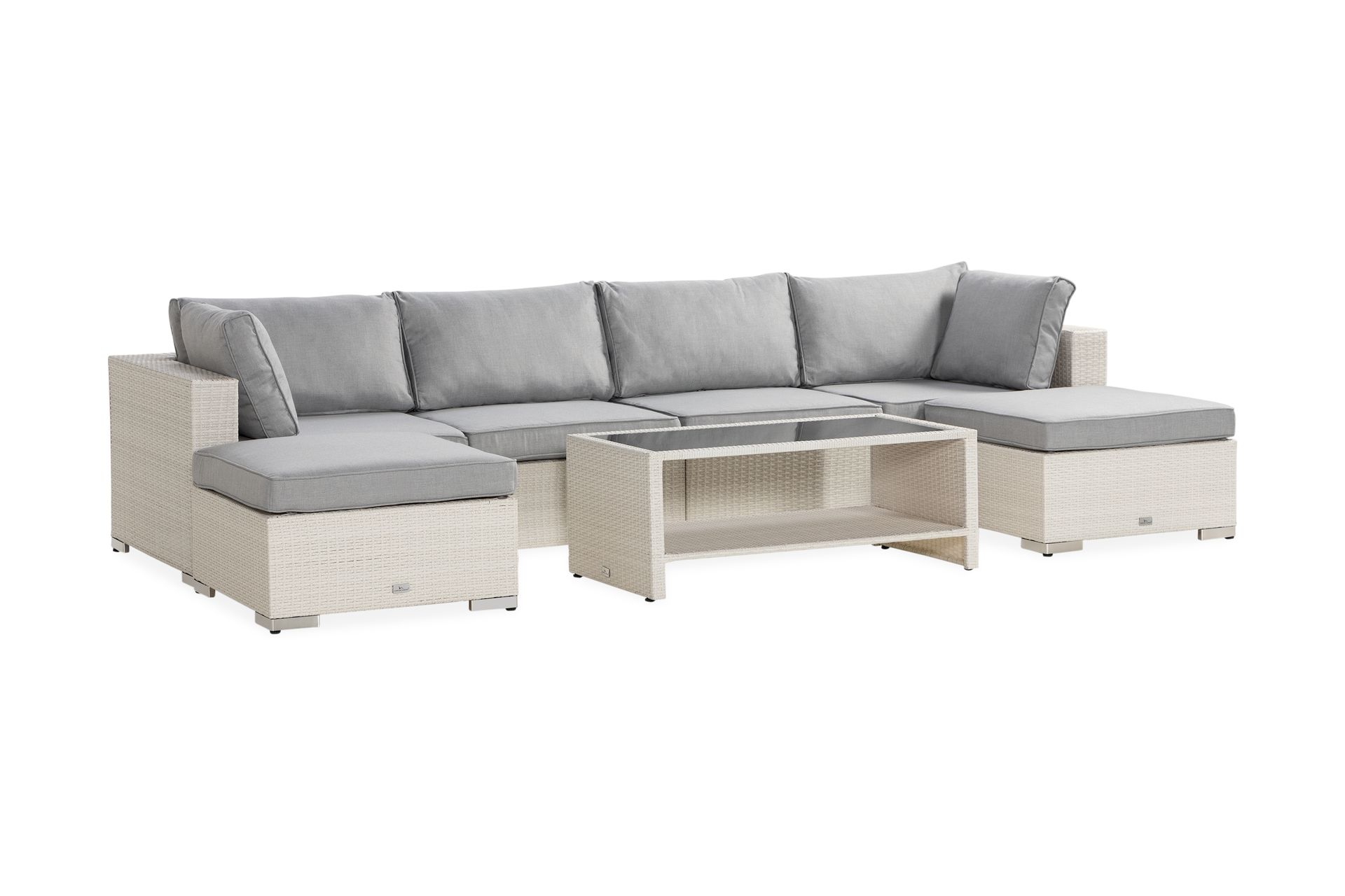 Bahamas Loungegrupp 4 - Polyrattan - Have - Udendørs miljø - Altan & terrasse - Altanmøbler