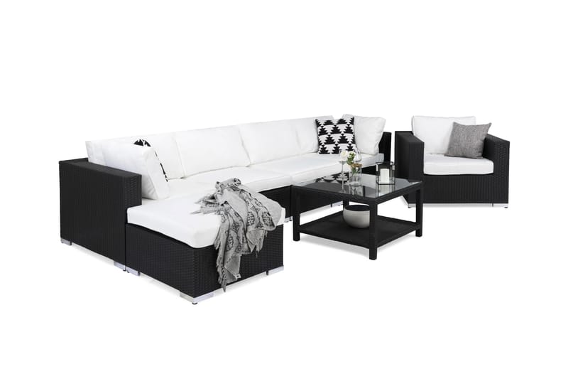Bahamas Loungegrupp 4 - Polyrattan - Have - Udendørs miljø - Altan & terrasse - Altanmøbler