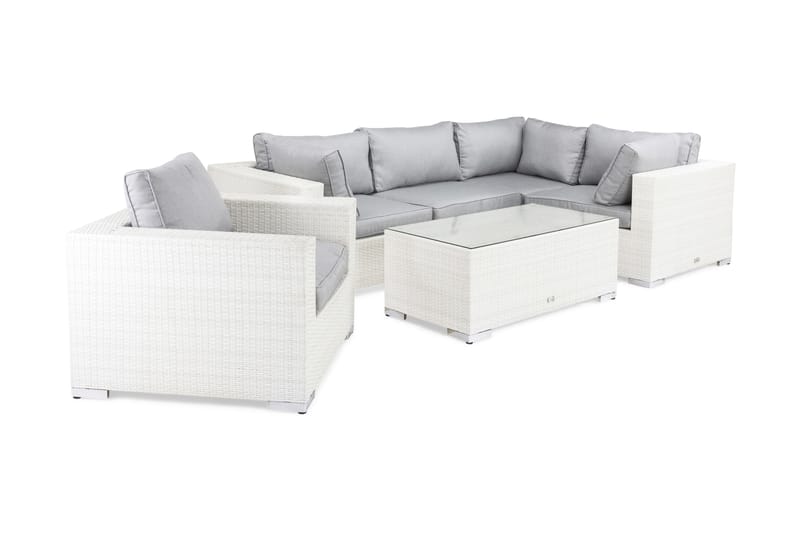 Bahamas Loungegruppe 2 - Polyrattan - Have - Udendørs miljø - Altan & terrasse - Altanmøbler