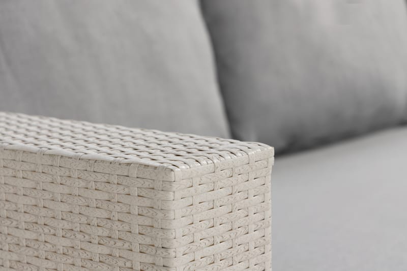 Bahamas Loungesæt 1 - Polyrattan Hvid - Have - Udendørs miljø - Altan & terrasse - Altanmøbler