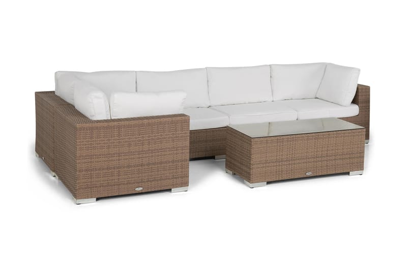 Bahamas Loungesæt 2 - Sand - Altanmøbler - Sofagrupper udendørs - Loungesæt