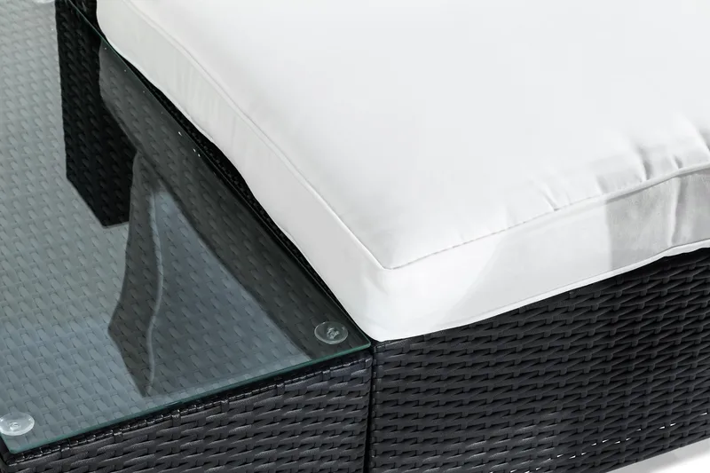 Bahamas Loungesæt 2-personers - Sort Bord Ende - Have - Udendørs miljø - Altan & terrasse - Altanmøbler