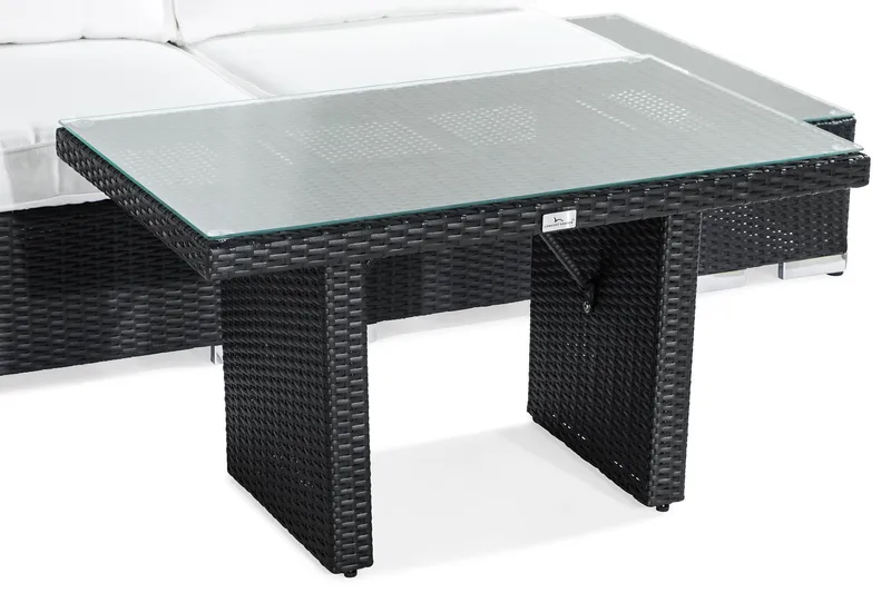 Bahamas Loungesæt 2-personers - Sort Bord Ende - Have - Udendørs miljø - Altan & terrasse - Altanmøbler