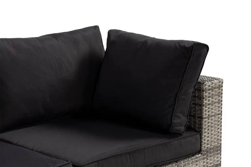 Bahamas Loungesæt 3 Personers+Bord - Grå - Have - Udendørs miljø - Altan & terrasse - Altanmøbler