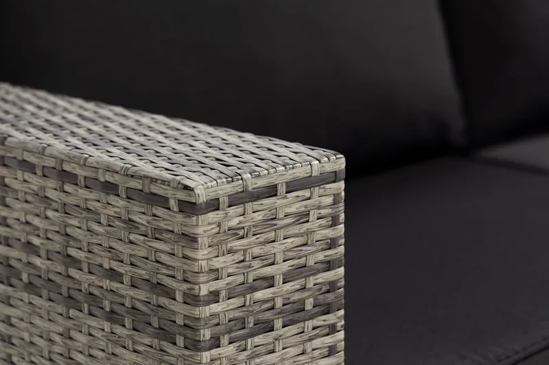 Bahamas Loungesæt 3 Personers+Bord - Grå - Have - Udendørs miljø - Altan & terrasse - Altanmøbler