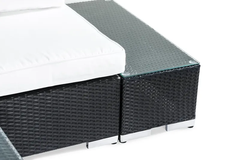 Bahamas Loungesæt 3-personers - Sort Bord Ende - Have - Udendørs miljø - Altan & terrasse - Altanmøbler