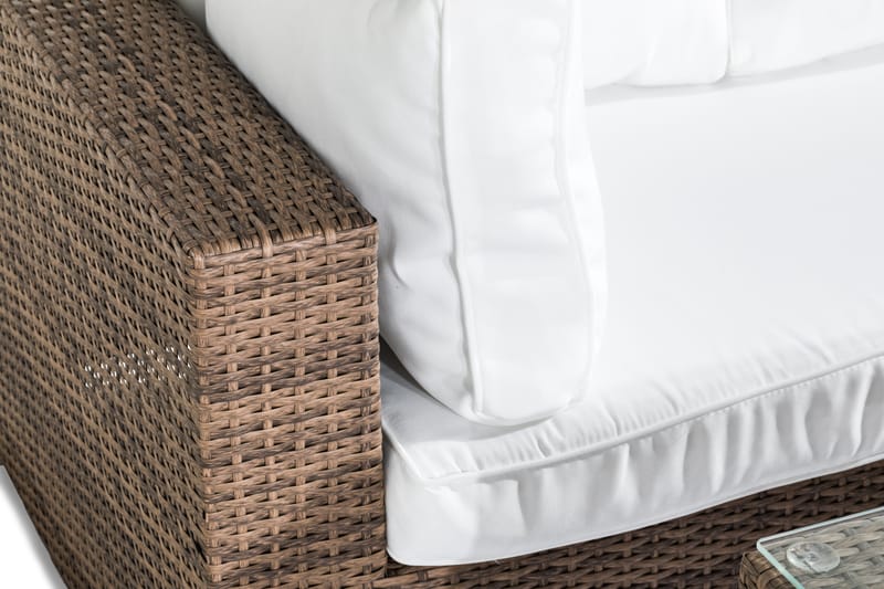 Bahamas Loungesæt 4-personers - Sand Bord Ende - Sofagrupper udendørs - Loungesæt - Altanmøbler