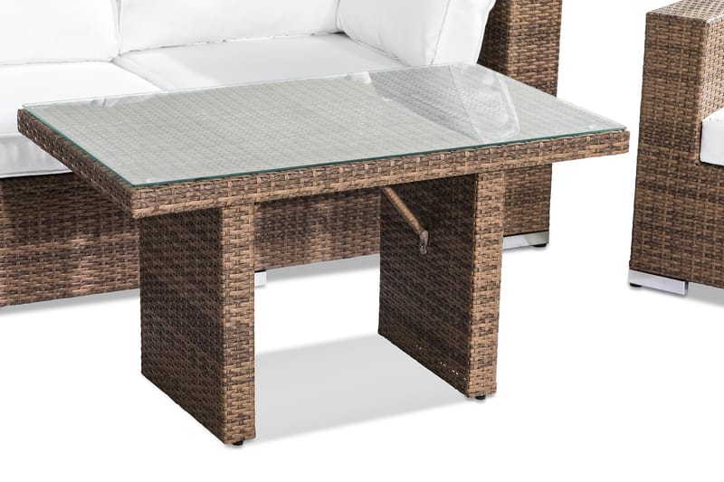 Bahamas Loungesæt 4-Personers - Sand Bord 2 Lænestole - Have - Udendørs miljø - Altan & terrasse - Altanmøbler