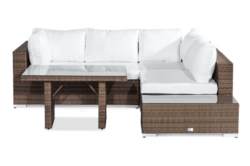 Bahamas Loungesæt 4-personers - Sand Bord Ende - Sofagrupper udendørs - Loungesæt - Altanmøbler