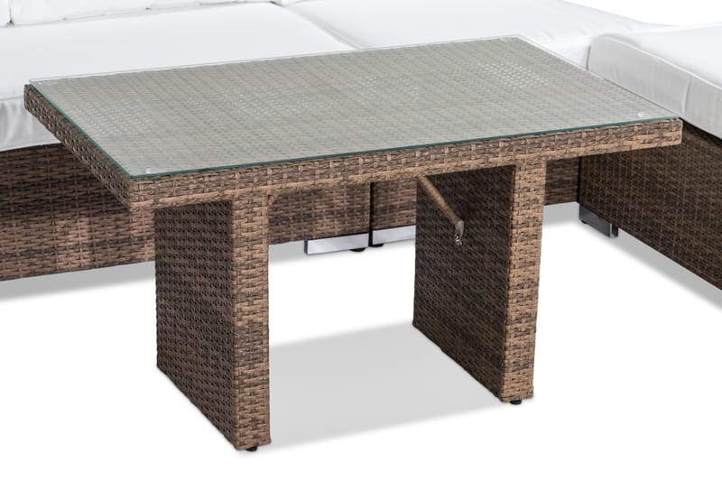 Bahamas Loungesæt 5-Personers - Sand Bord Chaiselong - Have - Udendørs miljø - Altan & terrasse - Altanmøbler