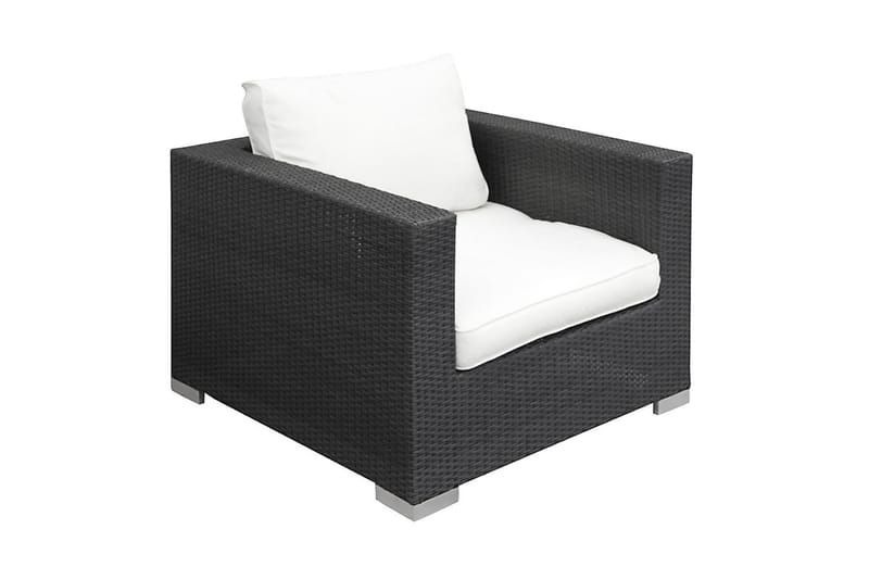 Bahamas Loungesæt 6 Personers+Bord - Sort - Have - Udendørs miljø - Altan & terrasse - Altanmøbler