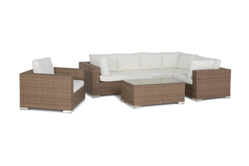 Bahamas Loungesæt - Sand - Altanmøbler - Sofagrupper udendørs - Loungesæt