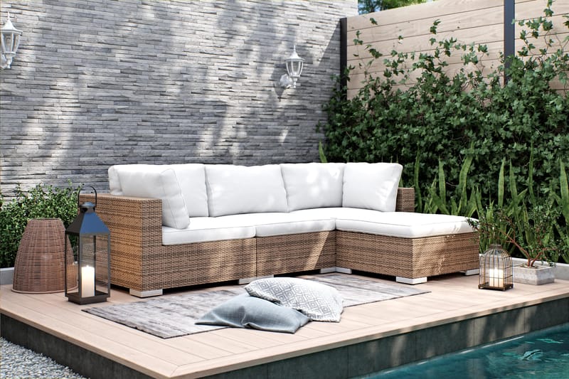 Bahamas Loungesæt - Sand - Altanmøbler - Sofagrupper udendørs - Loungesæt