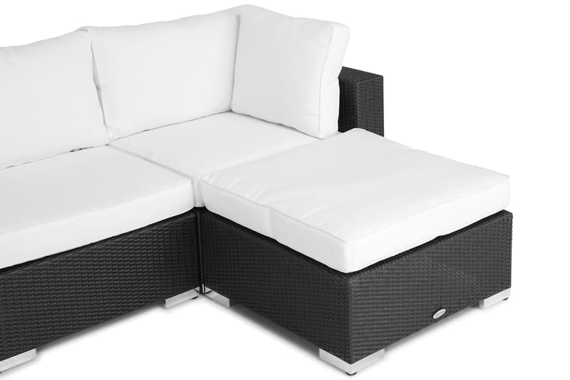 Bahamas Loungesæt - Sort - Altanmøbler - Sofagrupper udendørs - Loungesæt