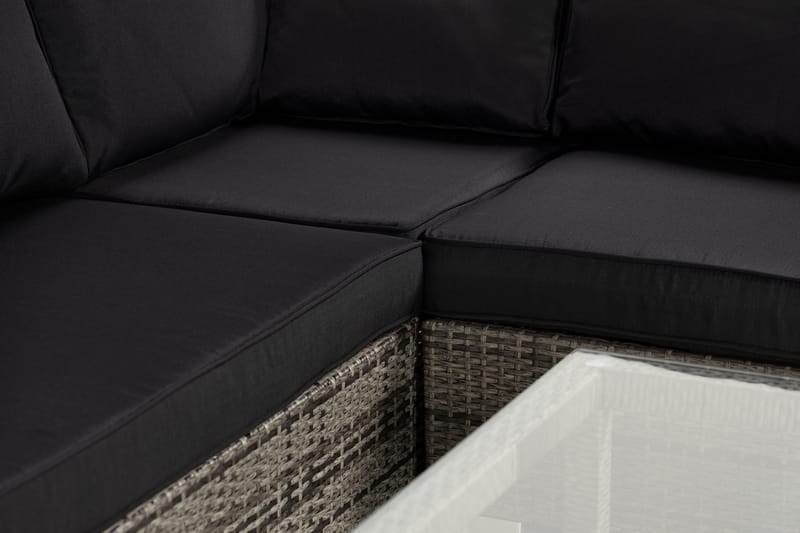 Bahamas Loungesæt - Polyrattan Grå - Altanmøbler - Sofagrupper udendørs - Loungesæt