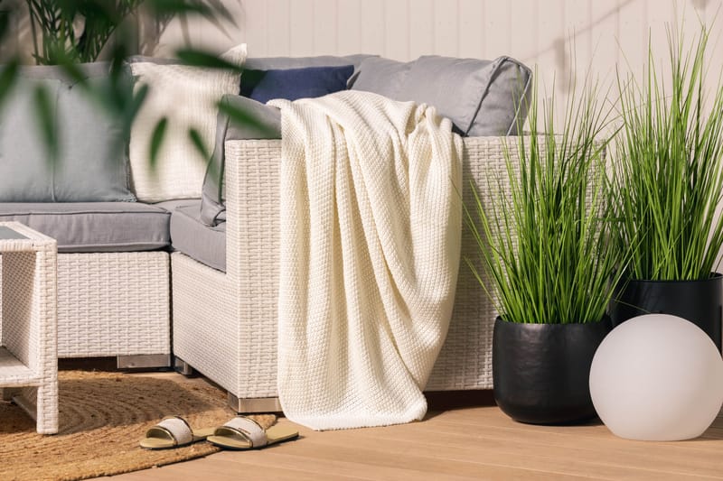 Bahamas Loungesæt Polyrattan - Hvid - Have - Udendørs miljø - Altan & terrasse - Altanmøbler