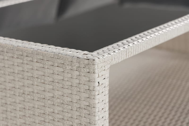 Bahamas Loungesæt Polyrattan - Hvid - Have - Udendørs miljø - Altan & terrasse - Altanmøbler