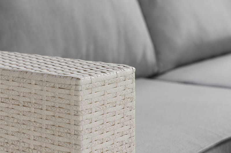 Bahamas Loungesæt Polyrattan - Hvid - Have - Udendørs miljø - Altan & terrasse - Altanmøbler