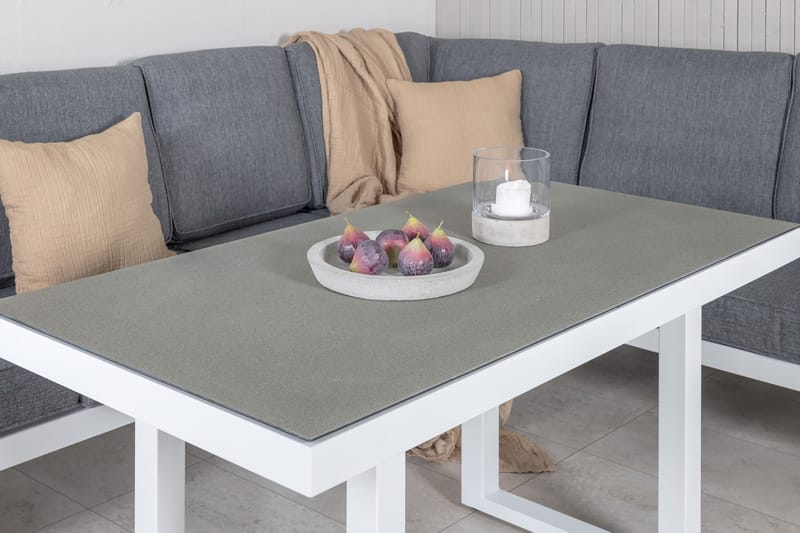 Barcelona Hjørneloungesæt Hvid - Venture Home - Altanmøbler - Sofagrupper udendørs - Loungesæt