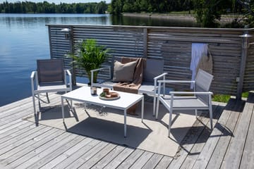 Break Loungesæt 4-Pers. - Hvid - Havemøbler - Loungemøbler - Loungesæt