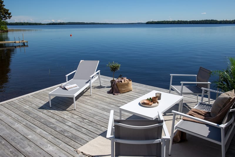 Break Loungesæt 4-Pers. Hvid - Venture Home - Altanmøbler - Sofagrupper udendørs - Loungesæt