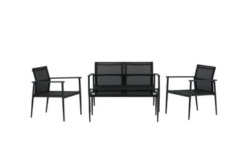 Break Loungesæt 4-Pers. - Sort - Havemøbler - Loungemøbler - Loungesæt