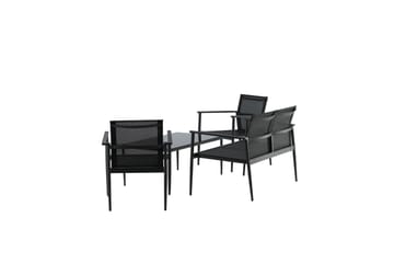 Break Loungesæt 4-Pers. - Sort - Havemøbler - Loungemøbler - Loungesæt