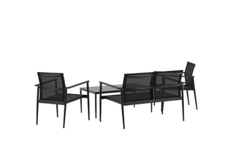 Break Loungesæt 4-Pers. - Sort - Havemøbler - Loungemøbler - Loungesæt
