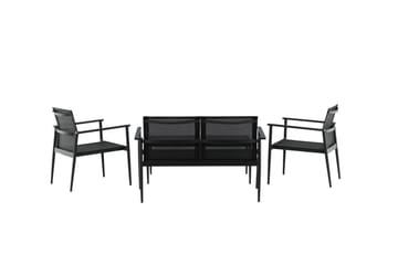 Break Loungesæt 4-Pers. - Sort - Havemøbler - Loungemøbler - Loungesæt