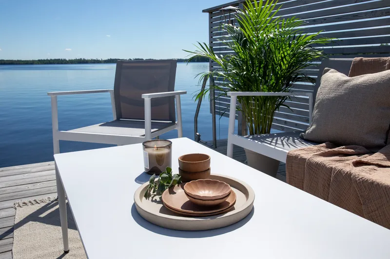 Break Loungesæt 4-Pers. - Hvid - Havemøbler - Loungemøbler - Loungesæt