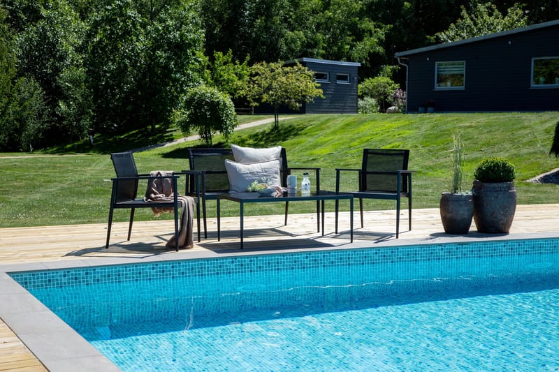 Break Loungesæt 4-Pers. - Sort - Havemøbler - Loungemøbler - Loungesæt