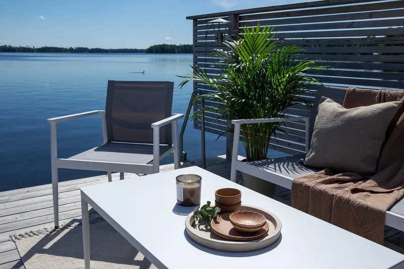 Break Loungesæt 4-Pers. - Hvid - Havemøbler - Loungemøbler - Loungesæt