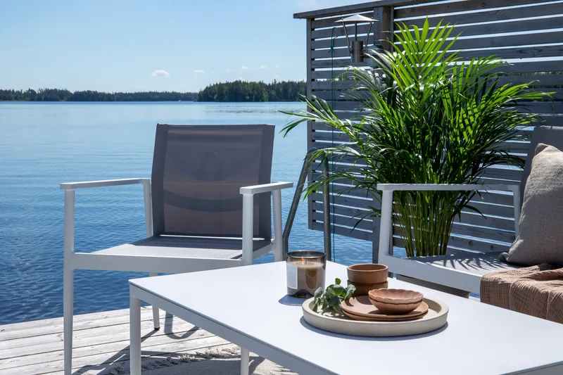 Break Loungesæt 4-Pers. - Hvid - Havemøbler - Loungemøbler - Loungesæt