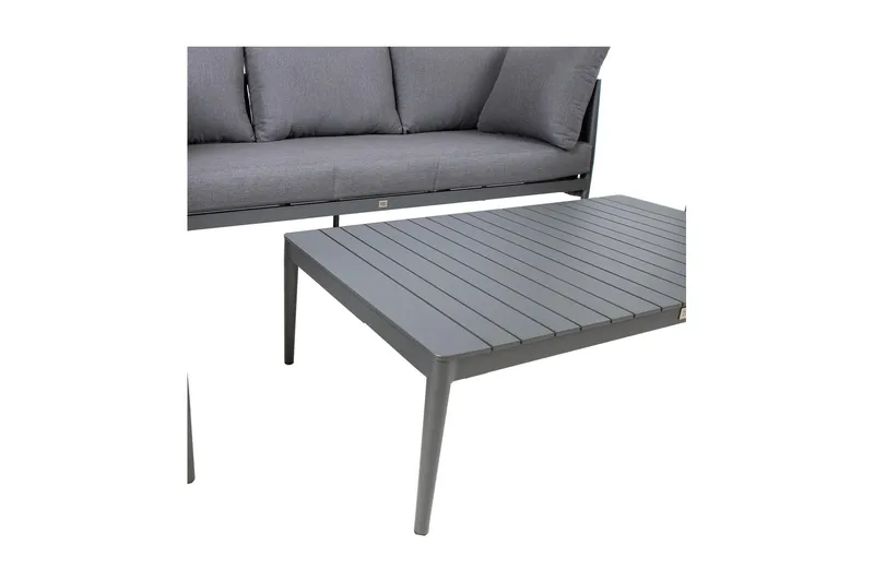 Bremen Møbelsæt 4 dele Grå - Havemøbler - Loungemøbler - Loungesæt